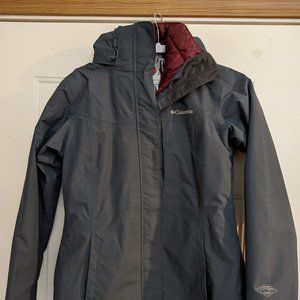 Columbia women's small jacket Omni-heat interchange